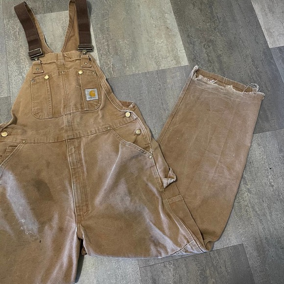 SOLD Carhartt VTG Overalls 36X32 - Picture 4 of 6